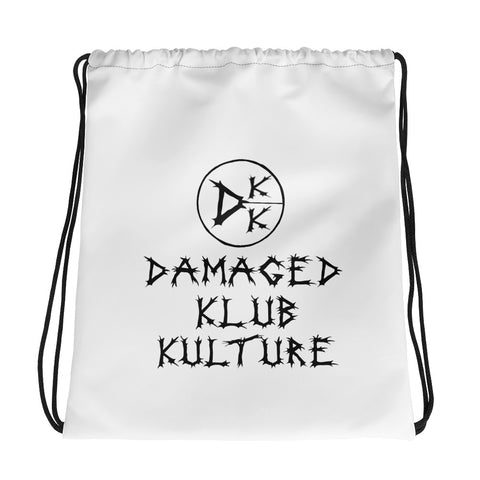 Damaged Klub Kulture Drawstring Bag