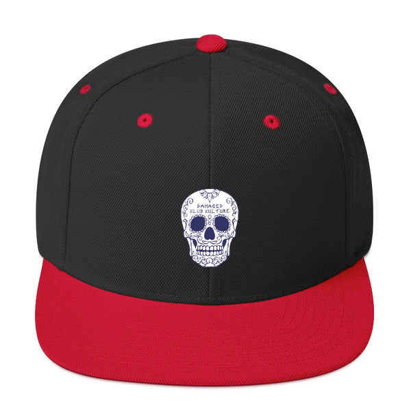 Sugar Skull Snapback Hat