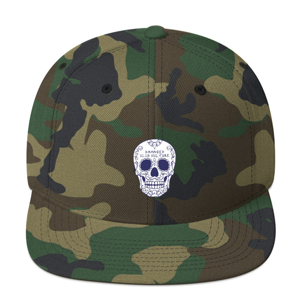 Sugar Skull Snapback Hat