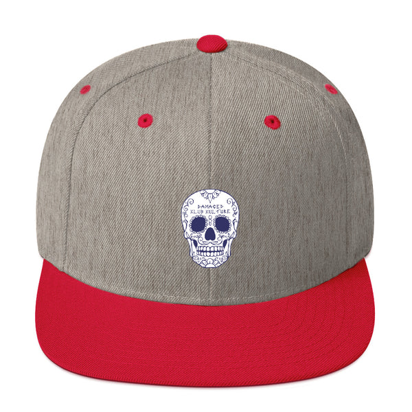 Sugar Skull Snapback Hat