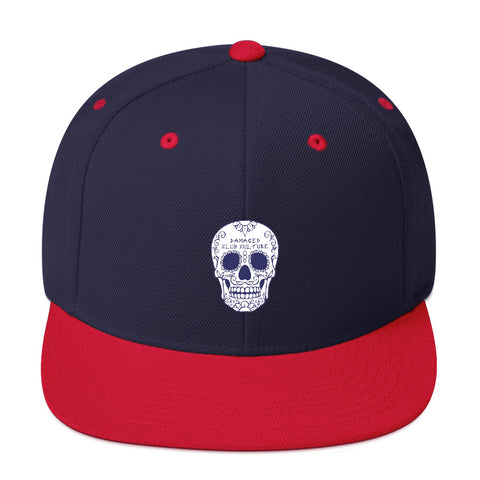 Sugar Skull Snapback Hat